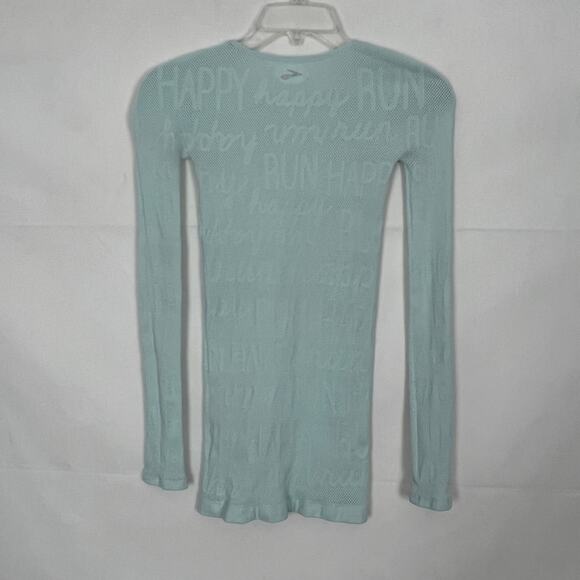 Brooks Girls Work Out Long Sleeve Pullover L Breathable - Picture 5 of 9